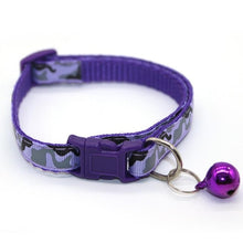 Load image into Gallery viewer, Nylon cat Bell Collar Adjustable Cat And Dog Camouflage Collar Small And Medium Dog Pet Necklace Pet Supplies Multi-color Option