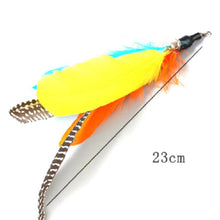 Load image into Gallery viewer, 1 Pc New Cat Stick Feather Replacement Head Caterpillar Replacement Head Multiple Cat Stick Feather Dropshipping