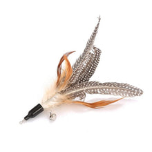 Load image into Gallery viewer, 1 Pc New Cat Stick Feather Replacement Head Caterpillar Replacement Head Multiple Cat Stick Feather Dropshipping