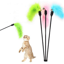 Load image into Gallery viewer, The Latest Cat Stick Feather Interactive Toy Colorful And Creative Feather Stick Pet Accessories Funny Cat Stick Pet Supplies
