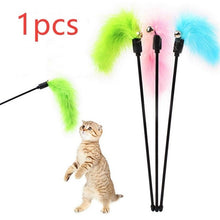 Load image into Gallery viewer, The Latest Cat Stick Feather Interactive Toy Colorful And Creative Feather Stick Pet Accessories Funny Cat Stick Pet Supplies
