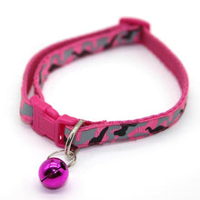 Load image into Gallery viewer, Nylon cat Bell Collar Adjustable Cat And Dog Camouflage Collar Small And Medium Dog Pet Necklace Pet Supplies Multi-color Option
