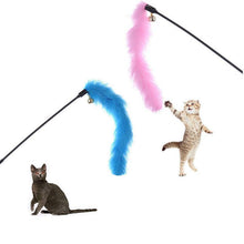 Load image into Gallery viewer, 2020 New Fun Cat Stick Feather Interactive Toy, Colorful Creative Feather Stick Pet Accessories, Funny Cat Stick Pet Supplies
