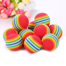 Load image into Gallery viewer, 2020 New Fashion Rainbow Ball Cat Toy Interactive Pet Scratch-resistant Foam EVA Colorful Ball Pet Training Toy Ball
