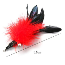 Load image into Gallery viewer, 1 Pc New Cat Stick Feather Replacement Head Caterpillar Replacement Head Multiple Cat Stick Feather Dropshipping
