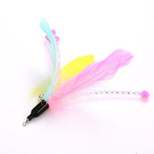 Load image into Gallery viewer, 1 Pc New Cat Stick Feather Replacement Head Caterpillar Replacement Head Multiple Cat Stick Feather Dropshipping
