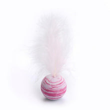 Load image into Gallery viewer, Cat Toy Star Ball Plus Feather Material Light Cat Toy Star Ball Plus Feather Light Foam Ball Throwing Toy
